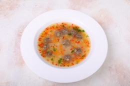 Суп с фрикадельками 300гр (Детское меню)